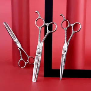 Professional Hair Scissors 440C Japanese Steel Salon Hairdressing Shears Regular Flat Teeth Blades