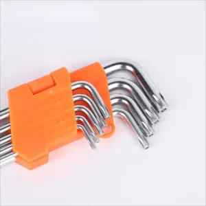 Professional Heat Treat Chrome Vanadium 9PCS Short Hex Key Wrench Set