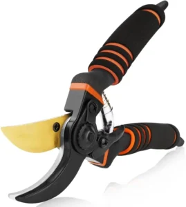 Professional Heavy Duty Bypass Pruning Shears Foam Grip Garden Clippers Plant Cutting Scissors for Gardening Hedge