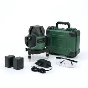 Professional Industrial DIY 5 Line Green Laser Level 360 Self Leveling 16 Dot Horizontal Vertical Cross Line Tool 18650