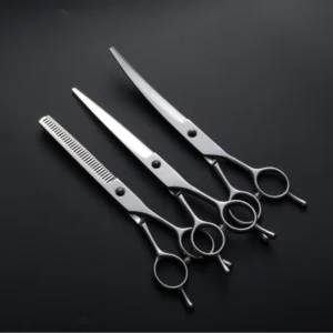 Professional Japan 440C Stainless Steel Hair Cutting Scissors Set 6 Inch Salon Barber Shears and Thinning Scissor Kit