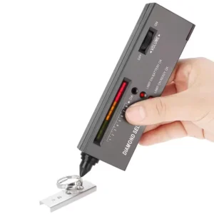 Professional Jeweler Grade Diamond Tester Pen LED Indicator and Buzzer High Precision Gemstone Testing Device