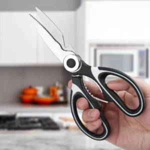Professional Multifunction Kitchen Shears Scissors Black Color Cut Bone Kitchen Scissor