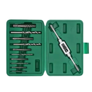 Professional Screw Extractor Kit 11pcs 3mm-10mm Stripped Damaged Bolt and Threaded Stud Removal Tool with Speed Out Drill Bits