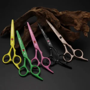 Professional Stainless Steel Eco Friendly Straight and Curved Thinning Scissors