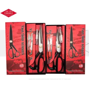 Professional Tailor Sewing Scissor Set 3-Piece Household Dressmaking Ultra-Sharp Fabric Cutting Scissors
