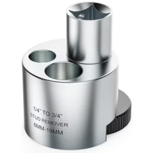 Professional Vehicle Stud Extractor Tool Removes 1/4 to 3/4 Nuts Broken or Seized Studs Grip Damaged Bolts