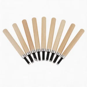 Professional Wood Carving Chisel Set Stainless Steel Hand Tool 12pcs Power Grip Chisels with Hard Case