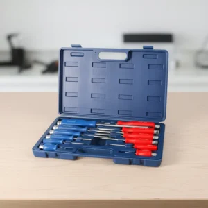 Promotional Magnetic Cross Flat Heavy Duty Screwdriver Set Cushion Grip Screwdrivers