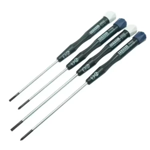 Promotional Pocket Screwdriver with Chrome Finish Plastic Handle DIY Grade OEM Customization