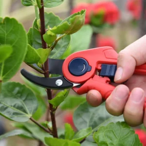 Pruners with Soft Grip Handle and Anti-Slip Feature Carbon Steel Trimming Shears for Garden and Flower Care
