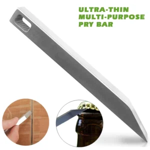 Pry Bar Keychain Mini Multitool Portable Stainless Steel Pocket Pry Bar for Everyday Carry Screwdriver Bottle Opener Box Opener