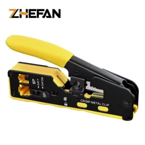 RJ12 RJ11 Network Cable Clamp Crimper Tool Pliers Kit Wire Cutter Pass Through 8P 6P Easy RJ45 Crimping Tool