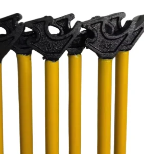 Rail Turnback Tool FG Type P50 P60 High carbon Steel Head Pry Bar Seamless Steel Pipe Welding