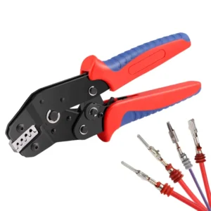Ratchet Type Steel Crimping Pliers for Wire Connectors
