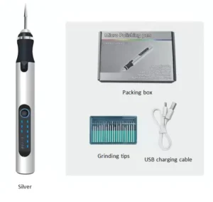 Rechargeable Cordless Electric Micro Engraver Pen Engraving Tool Kit for Metal Glass Ceramic Plastic Wood Jewelry Mini DIY 10W