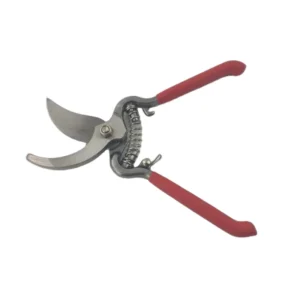 Red Handle Forged Classic Bypass Pruner with 1 Inch Cutting Capacity