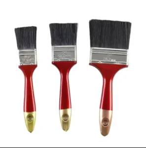 Red Plastic Handle Natural Soft Brush Small Paint Brush Different Size Brush Bristles