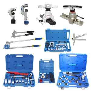 Refrigeration HVAC A C Air Conditioning Manual Hand Tools Metal Pipe Flaring Crimping Tool Kit Set
