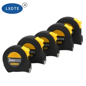 Retractable Auto Lock Tape Measure 5m Metric Stainless Steel mm Blade Width Shock Absorbent Engineers Construction