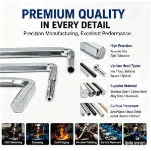 RoHS ISO9001 T6 T8 T10 T15 T20 T25 T30 L Type Stainless Steel Torx Allen Key Star Key Trox L key
