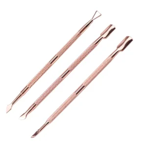 Rose Gold Nail Cuticle Pusher Clipper Scissor Nipper Tweezer Picker Stainless Steel DIY Nail Art Tools Kits