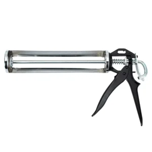 Rotating Manual Aluminum Alloy PTFE Coated Silicone Gun Soft Glue Seam Filling Spray Labor-Saving Industrial Caulking Gun DIY