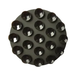 Round Powerful Single Sided Suction Silicone Suction Cup Vacuum Glass Suction Cup Mat with Back Adhesive