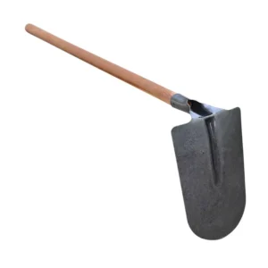 Round-head Hoe Household All-steel Agricultural Trenching and Soil-carrying Hoe Lightweight