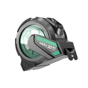 Rubber Coated Self-Locking Steel Tape Measure Thickened Hardened Wear-Resistant Anti-Cut Hand Measuring Tape for Home Use