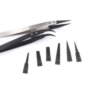 Rubber Tip Tweezers Lash Tweezers Fiber Tip Fiber Tip Eyelash Tweezers