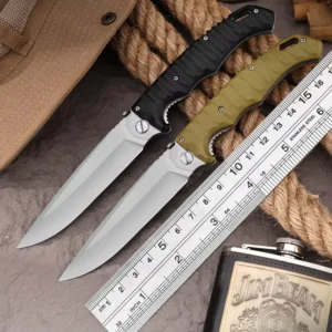 Russian Outdoor Self-defense Survival Folding Knife 30cr13 Blade Nylon/Fiber Handle High Hardness Portable Pocket Small