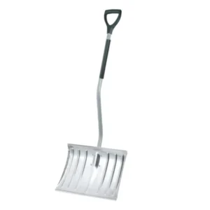 S shaped Aluminum Snow Shovel Snow Spade with Bend Steel Tube Handle