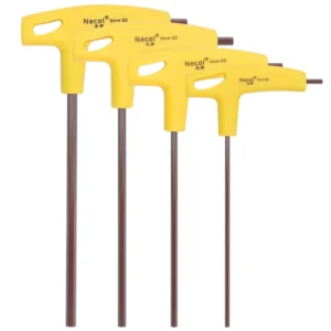 S2 Yellow T-Handle Hex Key Single Metric Allen Wrench for Bike and Furniture Repair