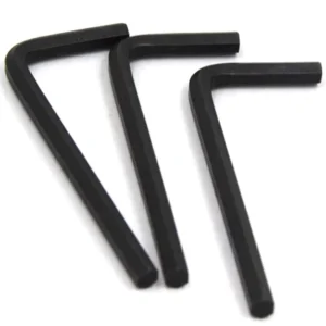 SAE6150 Carbon Steel Hex Key Wrench Black Oxide Metric Measurement System Customizable Black Oxide Allen Key