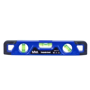 SALI Professional 230mm 9 Inch Magnetic Spirit Level High Precision Industrial AVM with 3 Vails for Level Measurement