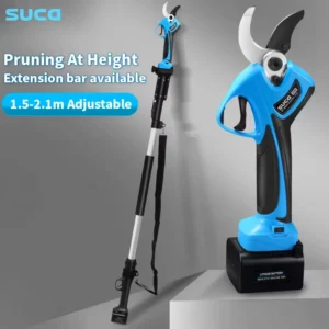 SC 8631 21V 40mm Electric Pruning Shear Brushless Motor Cordless Pruner with Extension Bar