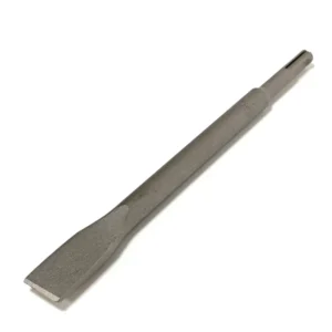 SDS PLUS Flat Chisel 250mm Industrial DIY Grade Masonry Concrete Wall Cutting Cold Chisel with 40Cr Handle Sand Blasted Finish