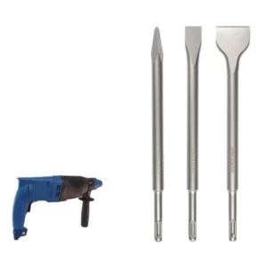 SDS Plus V Shaped Industrial Grade Masonry Tile Flat Grooving Scaling Chisel Bits