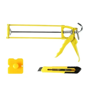 SEIMEDA Industrial Grade Cordless Caulk Gun Aluminum Alloy Body Steel Handle 600ml 400ml 310ml OEM Construction Use