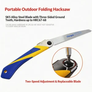 SK5 Steel Folding Hand Saw 210mm Portable Outdoor Woodworking Tri Cut Wood Bamboo PVC Warranty DIY