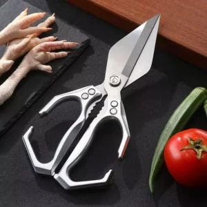 SK5 Strong Big Head Scissors Household Kitchen Chicken Bone Shear Multi functional Chicken Duck Fish Shear Model A004 Boxed