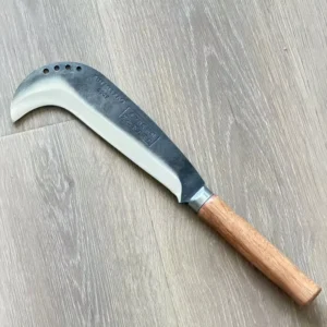 SK85 Steel Wood Handle Chopping Knife Farm&Garden Cutting Sickle Agricultural Crops Plant Harvesting Scythe Sharp Blade Billhook