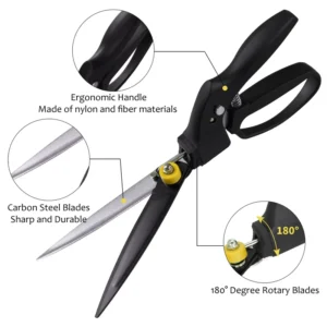 SUNWELL Multi functional Gardening Shears Stainless Steel Seafood Chicken Bone Scissors Garden Cutter Shears