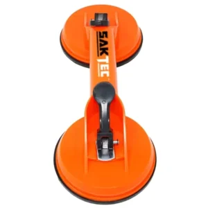 Saktec Aluminium Double Vacuum Suction Cup for Glass Tiles 80 Kg Capacity
