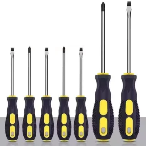 Screwdriver Customized Straight Precision Screwdriver Set Chrome Finish Steel Handle Box Packing for Industrial DIY Projects