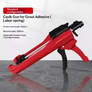 Sealant Tool Double Tube Glue Gun 400ML Manual Caulking Gun for Two tube Epoxy Tile Grout Epoxi Adhesive Sealant Grouting Guns