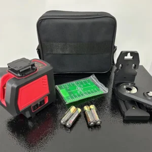Self Leveling 5 Line Green Laser Level 360 Degree Cross Line with 2 Plumb Dots Point for Construction