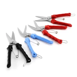 Sharp Stainless Steel Garden Scissors Lightweight Pruner for Flower Trimming and Home Gardening