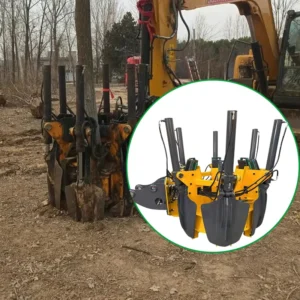 Shenghong Agriculture Tree Planting Shovel Excavator Transplanter Tree Spade Bearing Gear High Digging Power Skid Steer